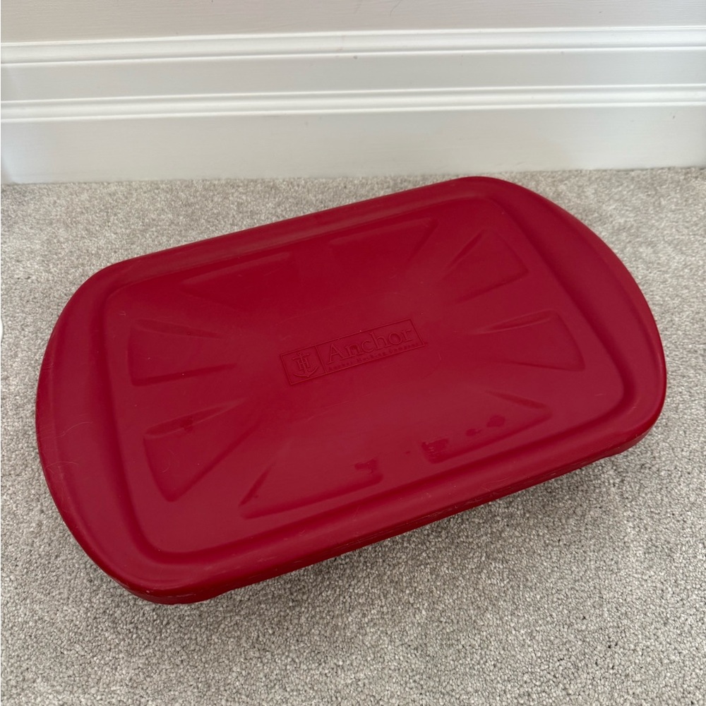 Anchor Hocking Glass Bake 'n' Keep Set with Plastic lid